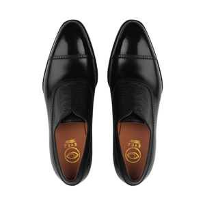 MEN'S BLACK BALMORAL OXFORD MEN'S BLACK BALMORAL OXFORD